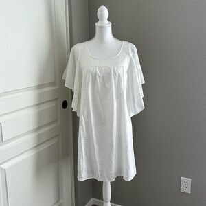 NWT Old Navy white cotton dress petite small